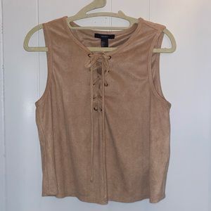 Forever 21 Suede Top
